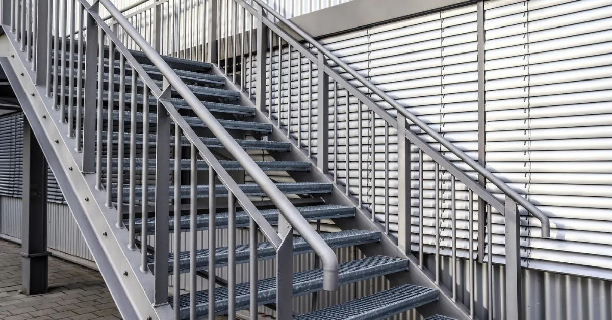 Custom Steel Stairs for Commercial Building