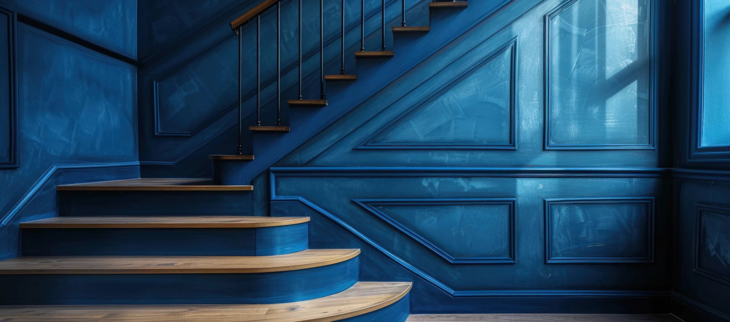 Ladder Style Metal Staircase