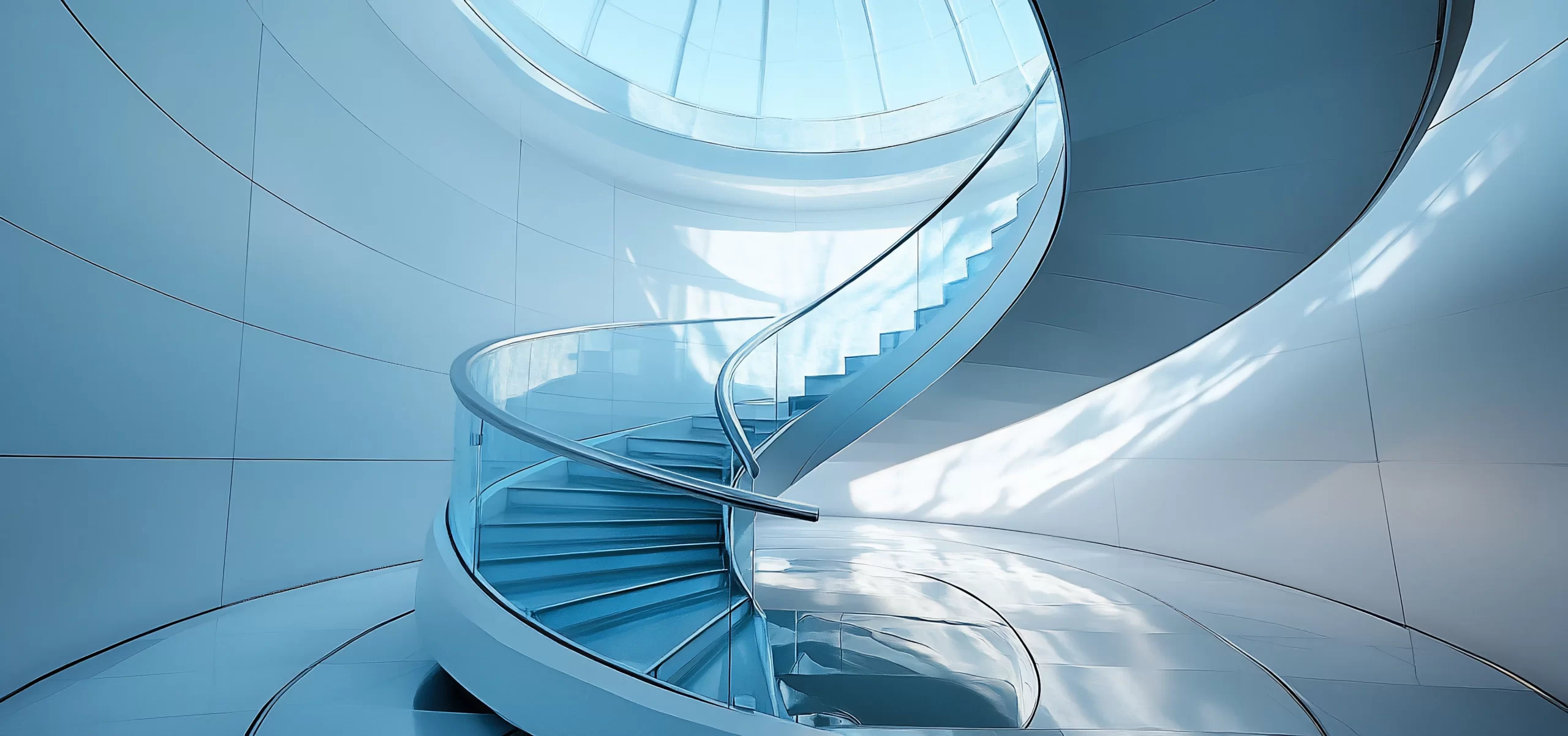 Spiral Metal Staircase