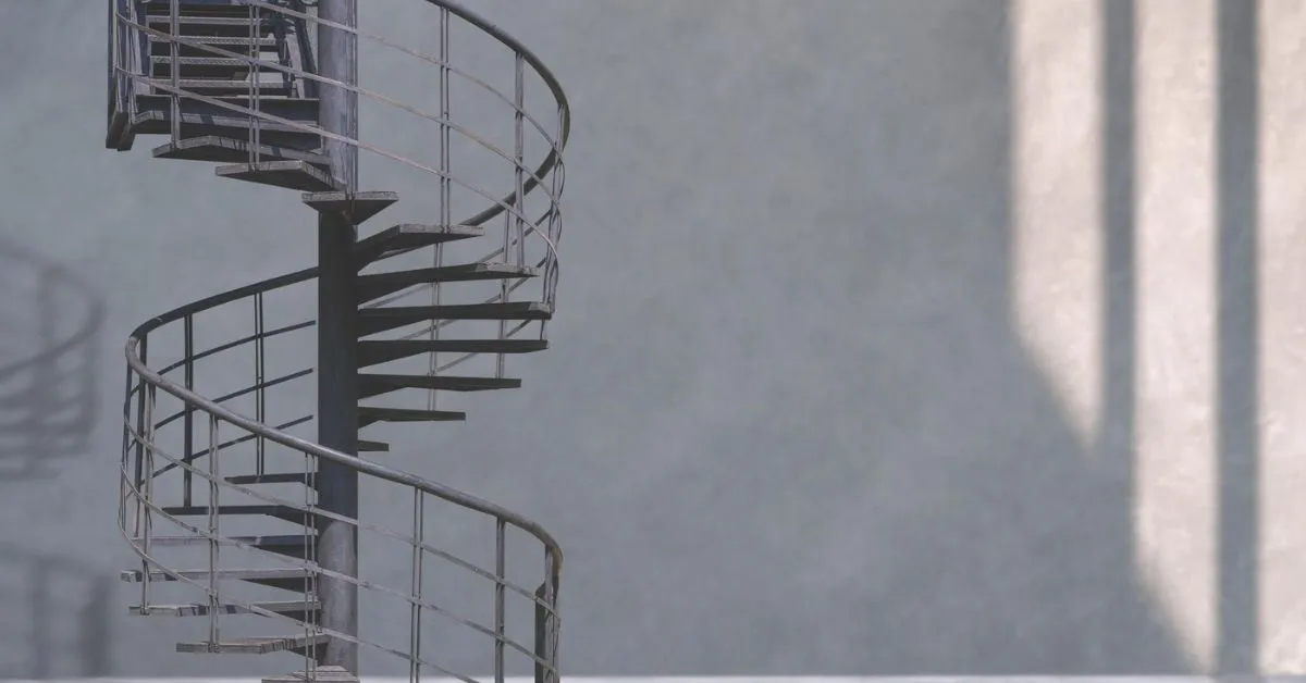 Spiral Metal Staircase Design Ideas