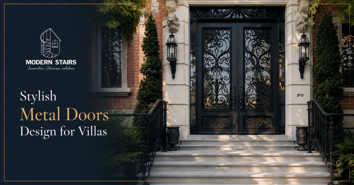 Stylish Metal Doors Design for Villas