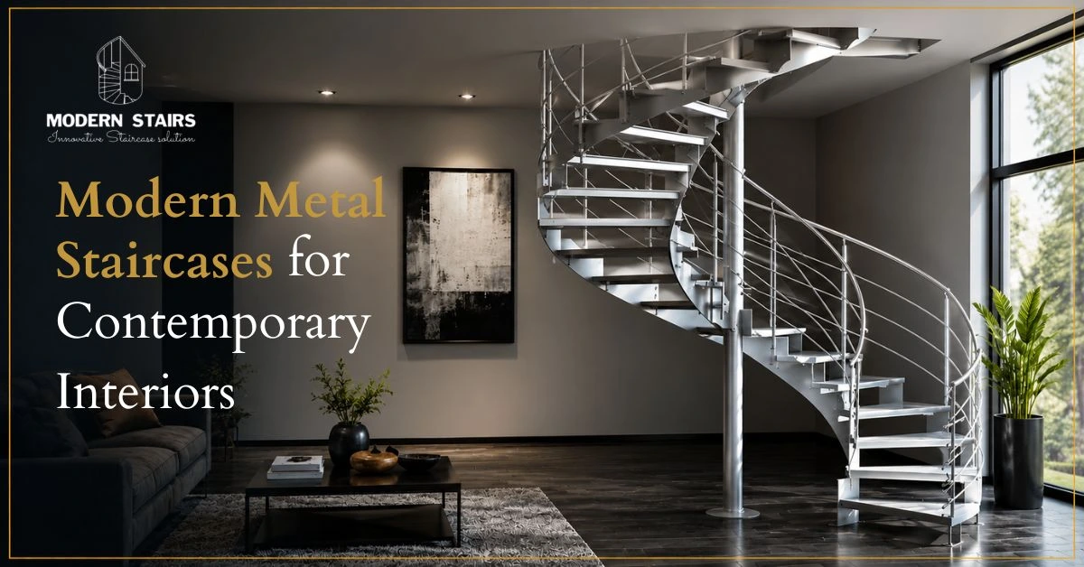 Modern Metal Staircases for Contemporary Interiors